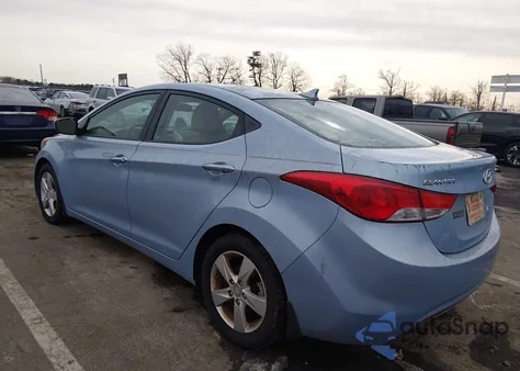 2013 Hyundai Elantra Gls/Limited из США, поврежденный, VIN KMHDH4AE4DU495390